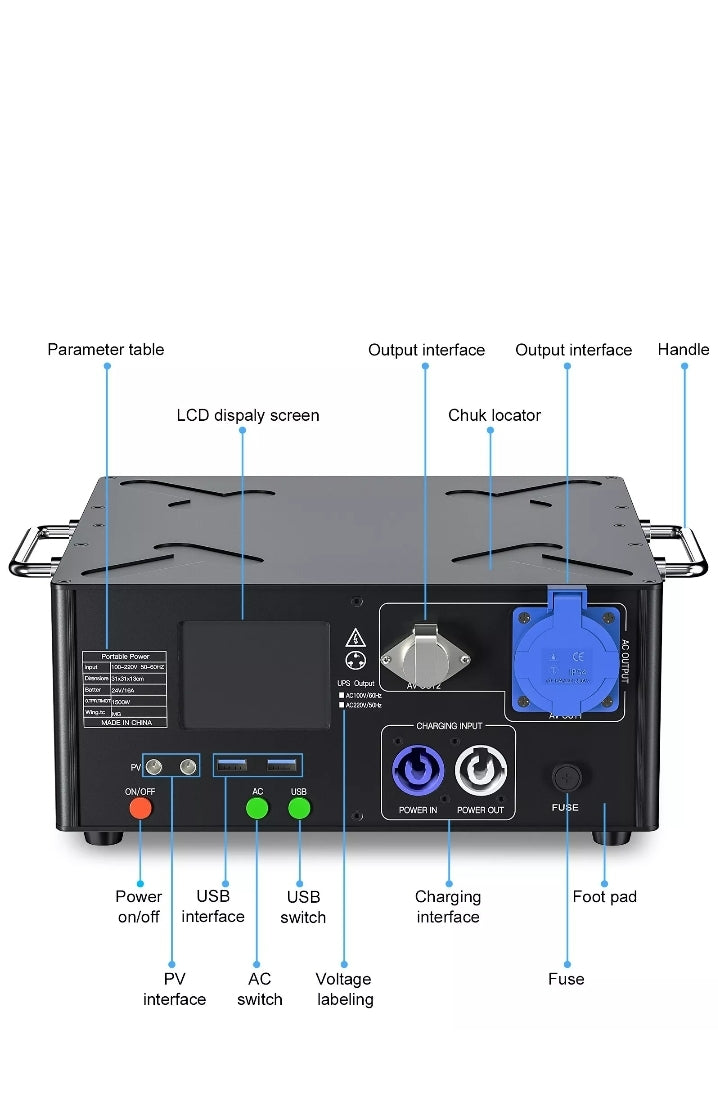 Batteria Sparkular UPS per effetti 1500 watt