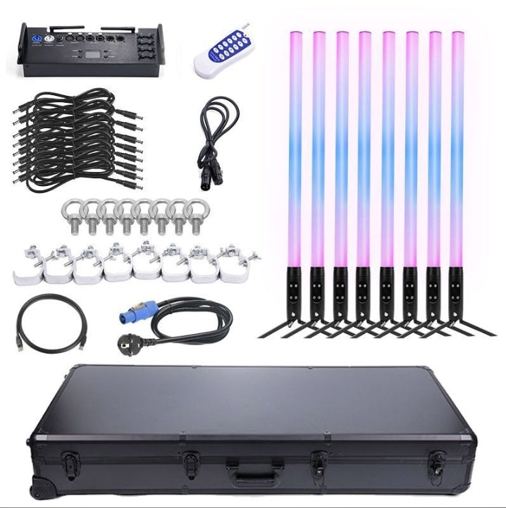 Atomic Pro WTube300 8 tubi LED a batteria con case di ricarica