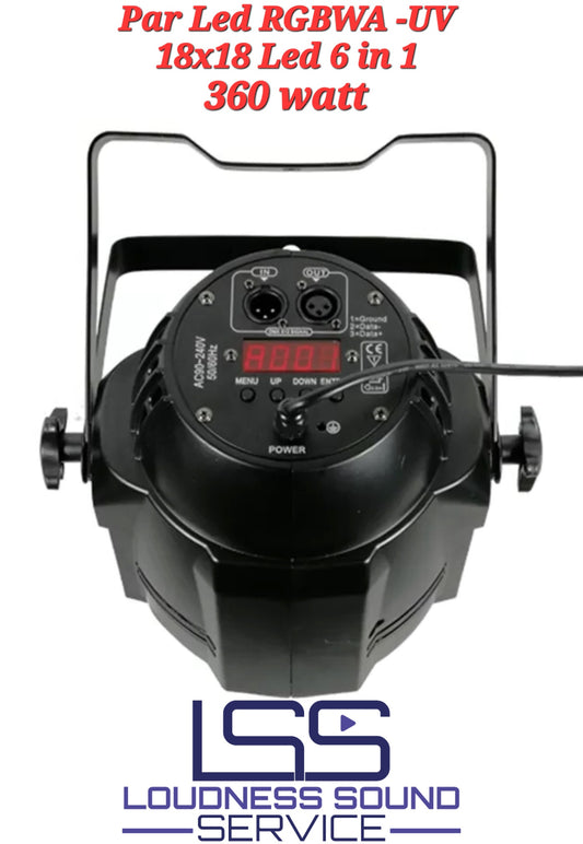 Par Led 18x18 RGBW A UV
