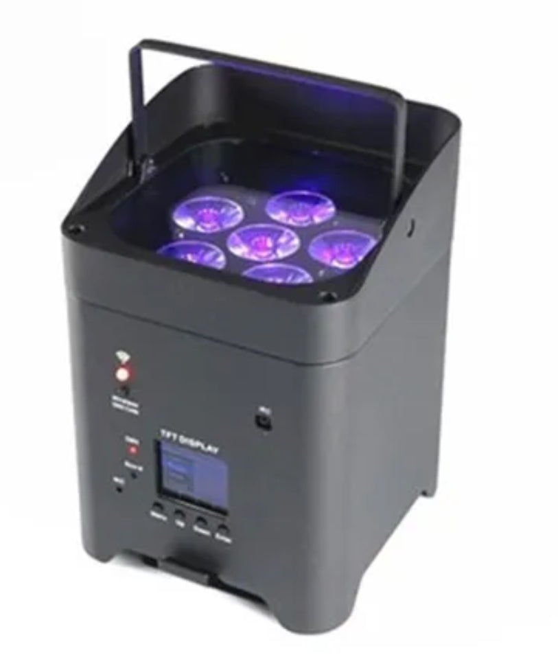 Par led a batteria smarth Bath 6x18 RGBWA UV