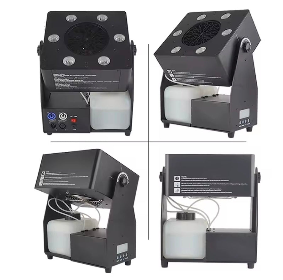 Macchina delle Bolle Professionale LED RGBW 90W – Effetto Bubble fino a 10m per Eventi e DJ