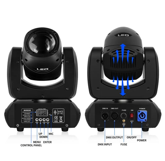 Testa mobile LED 100 Watt. Spot